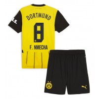 Camisa de Futebol Borussia Dortmund Felix Nmecha #8 Equipamento Principal Infantil 2024-25 Manga Curta (+ Calças curtas)